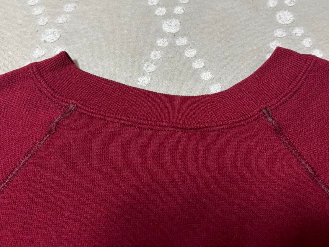 レア 80s VANS スウェット USA製 DISCUS バーガンディ L