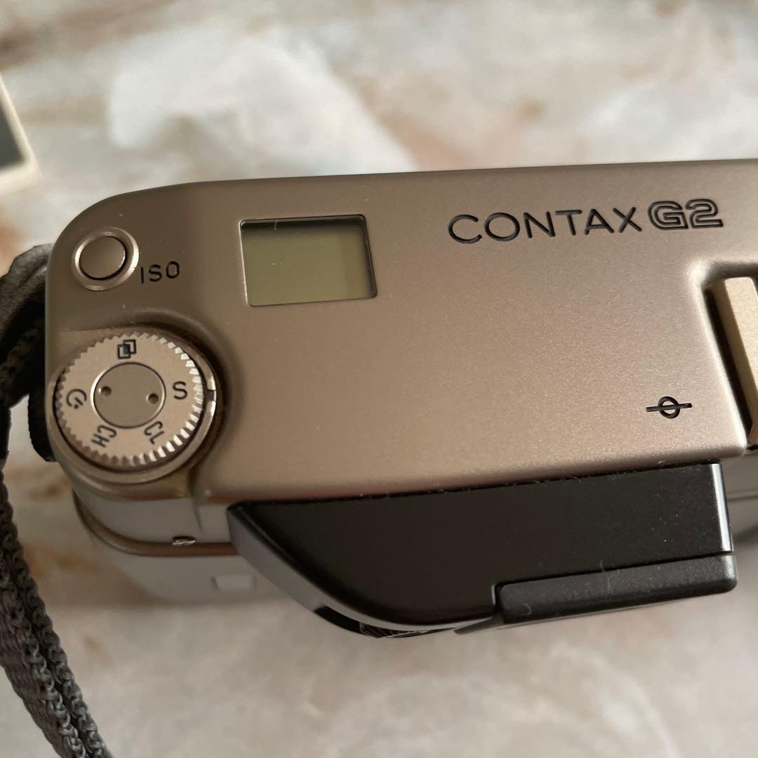 CONTAX G2 ストラップ　フラッシュ　フィルター　メタルフード　箱