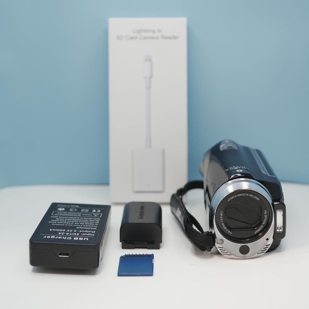 JVC Everio GZ-HM570-B ビデオカメラ 美品 a3722