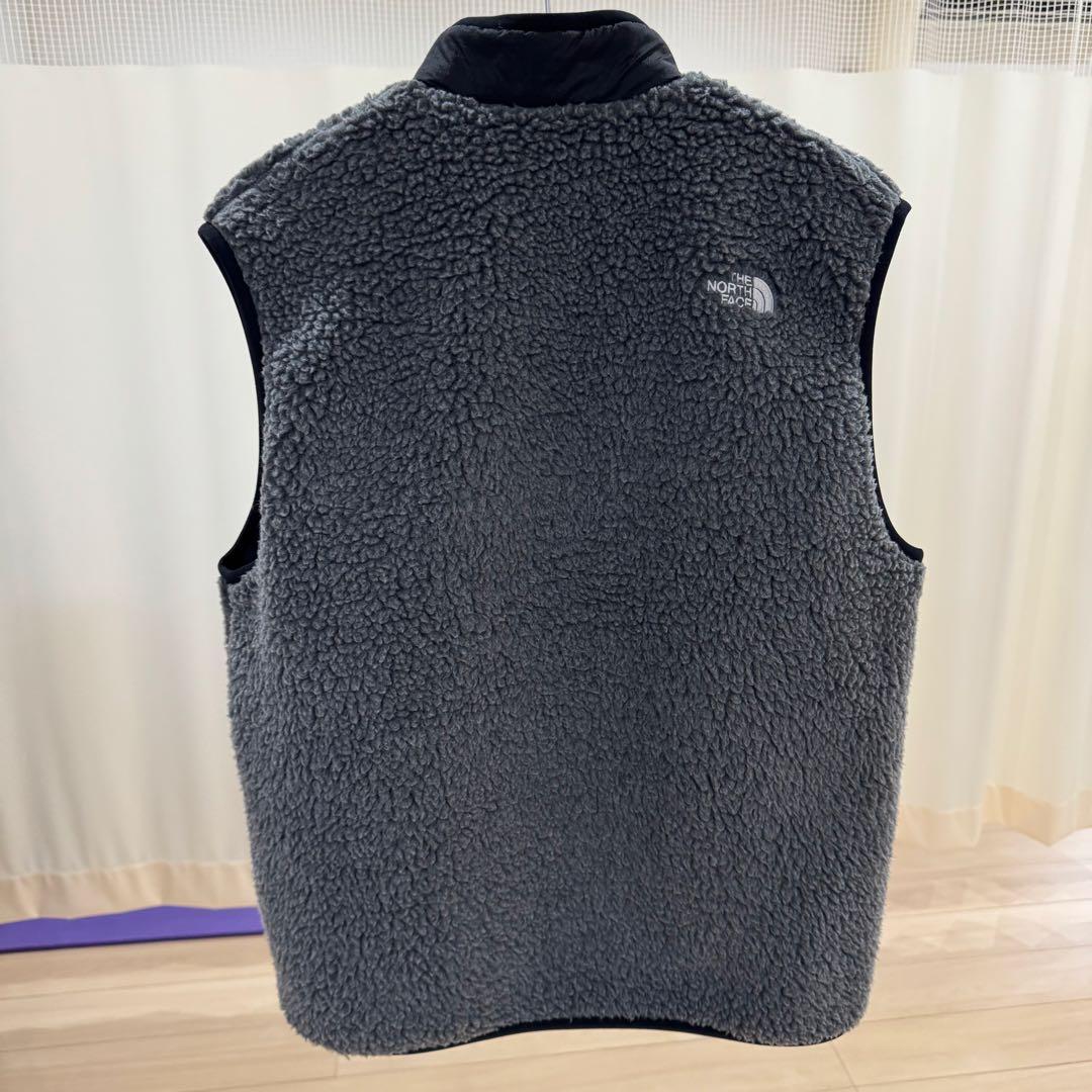 とらおさま　ノースフェイス　リバーシブル エクストリームパイルベスト　s