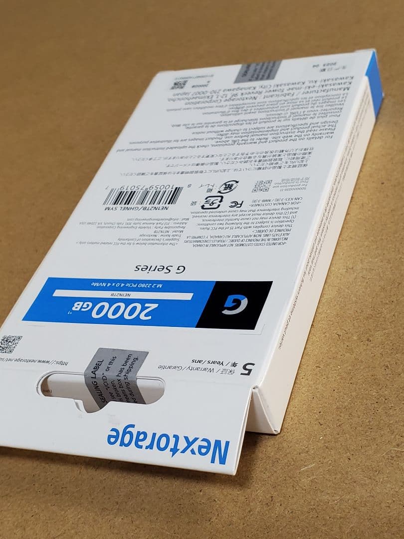 NE1N2TB【未開封】Nextorage M.2 SSD Gen4x4 SSD