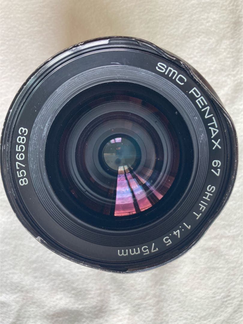 ペンタックス　67 カメラ　45mmレンズ　75mmレンズ　ストロボ　セット