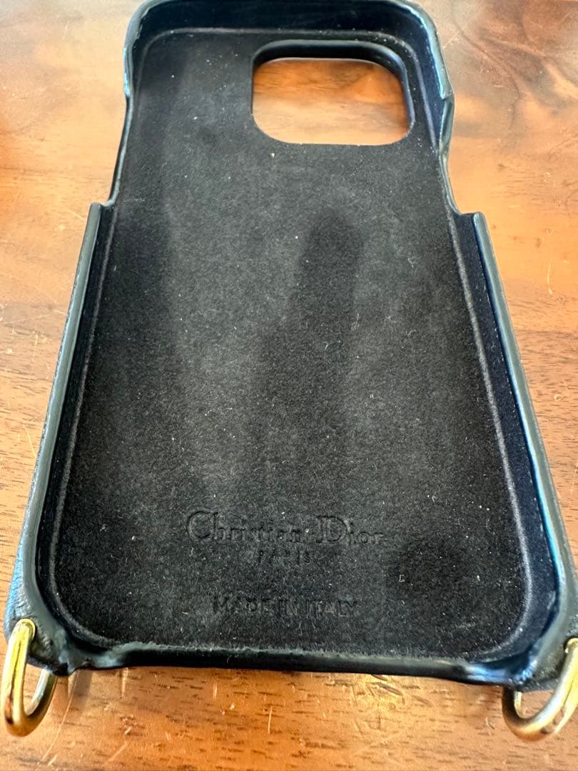 Christian Dior ディオール iPhone14 Pro 黒 正規品