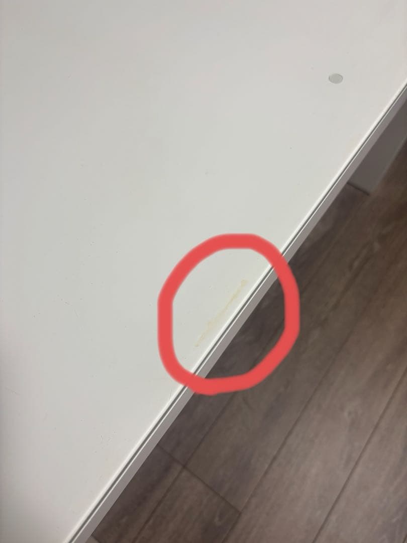 IKEA MALM ドレッサー ホワイト 120x41 cm ガラス天板付き