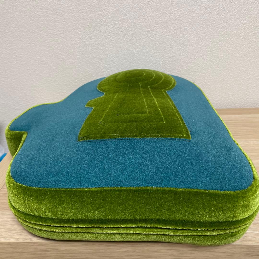 古墳クッション　ウワナベ古墳クッション