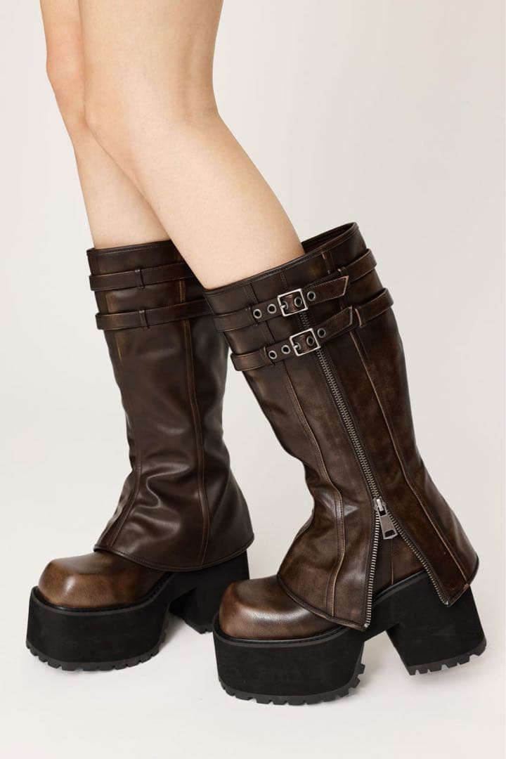 SLY CHUNK SOLE COVOERDブーツ|ロングブーツY2K