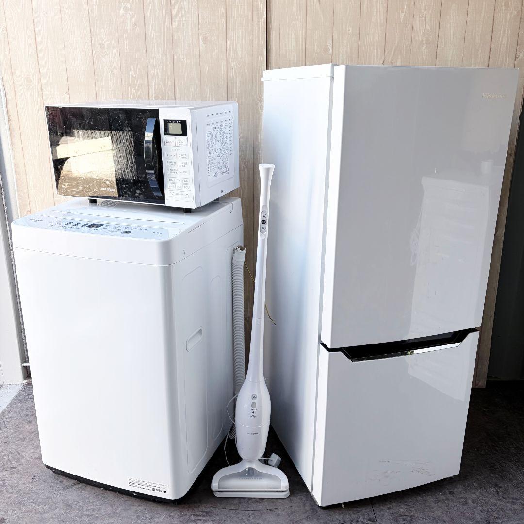 配送設置無料！純正Hisense・IRIS家電4点セット！完動超美品！新生活に！