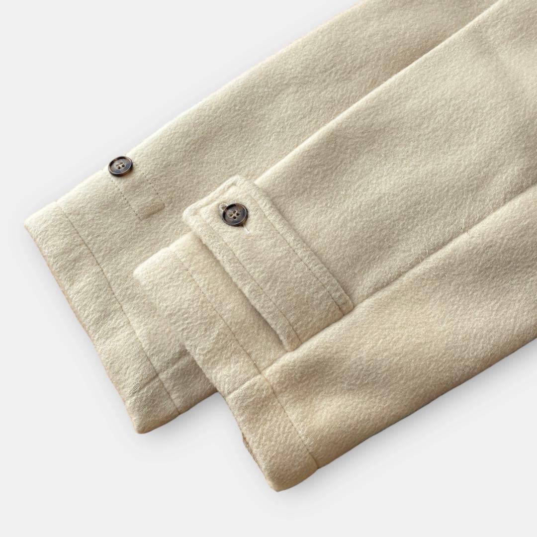 90's 英国製 Gloverall ダッフルコート アイボリー S 白タグ