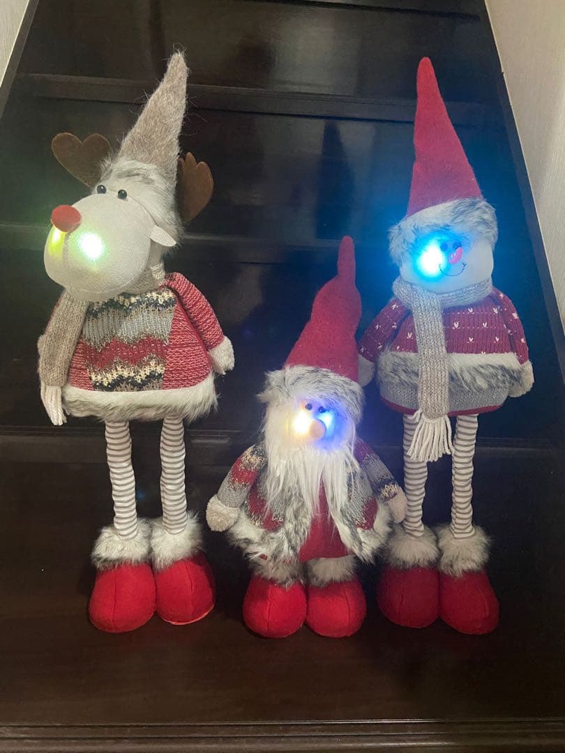 クリスマス人形 3体セット