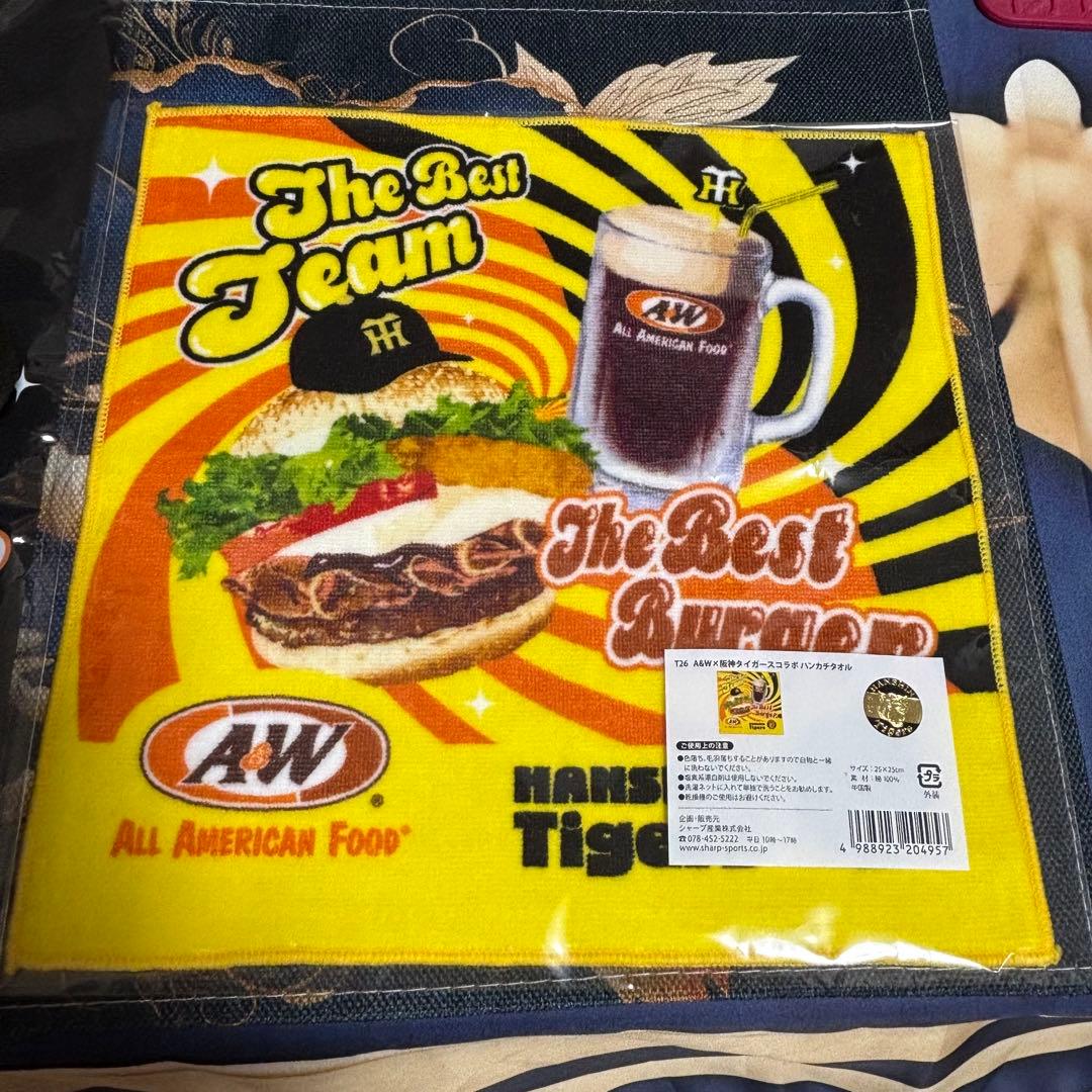 A&W阪神コラボグッズ限定3点セット