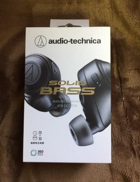 新品：audio-technica SOLID BASS ATH-CKS50TW