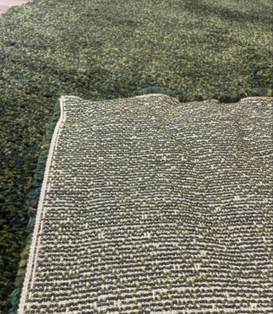 IKEA ラグマット VINDUM ヴィンドゥム グリーン