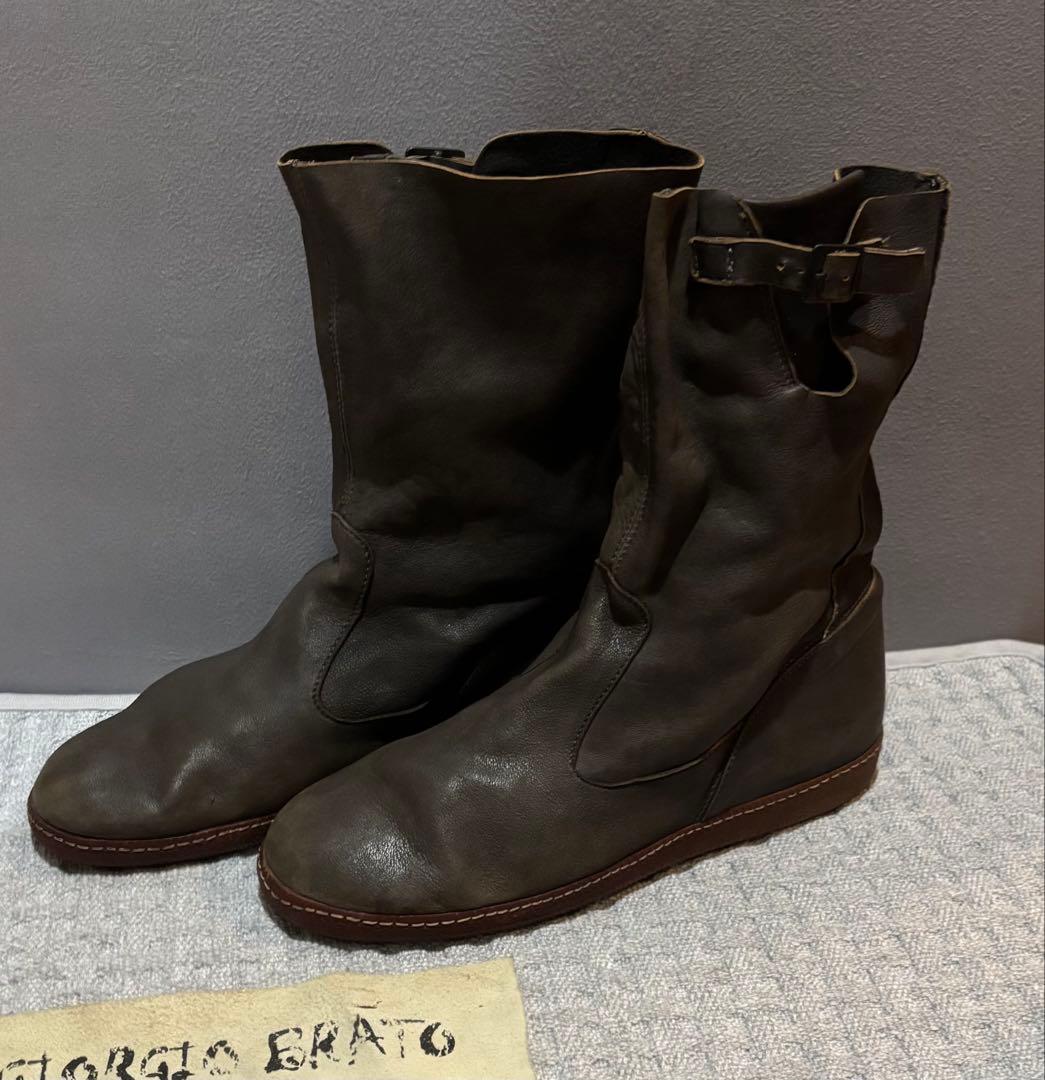 EL Londo GLORIA BRATO ダークブラウングレー エンジニア