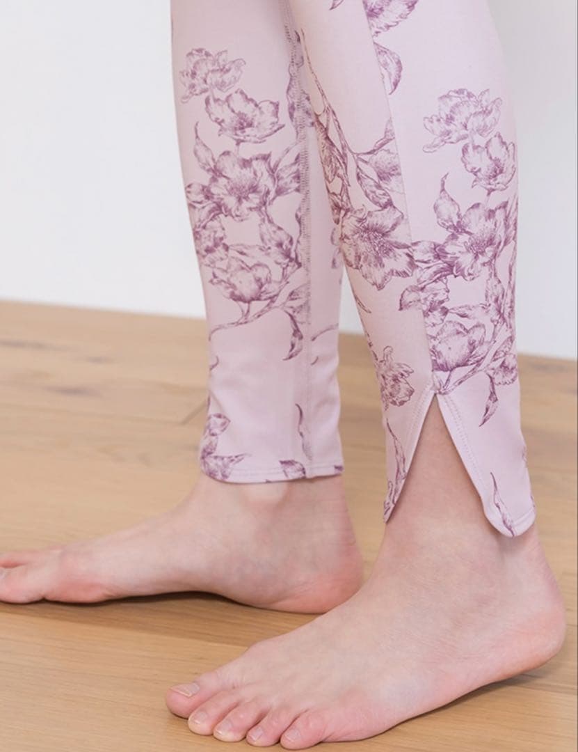 ラバ　LAtVA 花柄ハイウエストヨガパンツ M¥12800