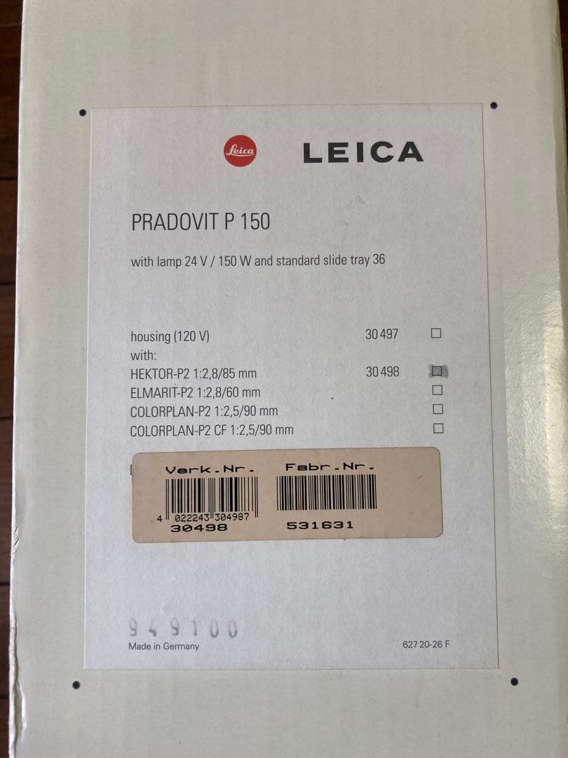 ☆ks☆ Leica PRADOVIT P 150 フィルムプロジェクター