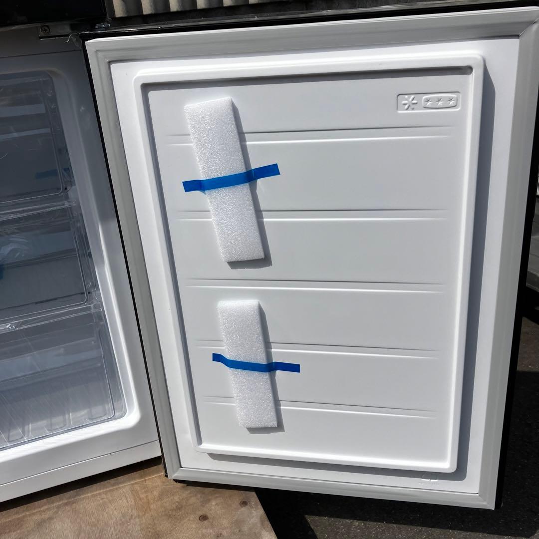 MAXZEN マクゼン 冷蔵庫 157L JR157ML01GM 黒