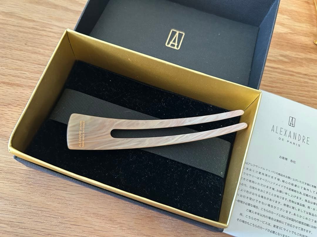 アレクサンドルドゥパリ　かんざし・ヘアスティック　夜会巻き　結婚式に　和装にも