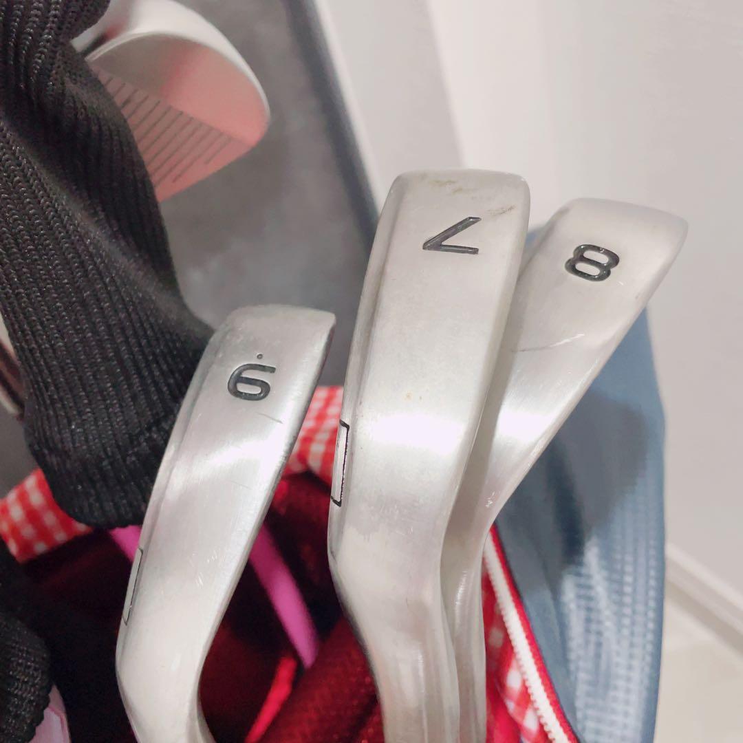 【美品】初心者 ゴルフクラブ・バッグ・ケースセット adidas