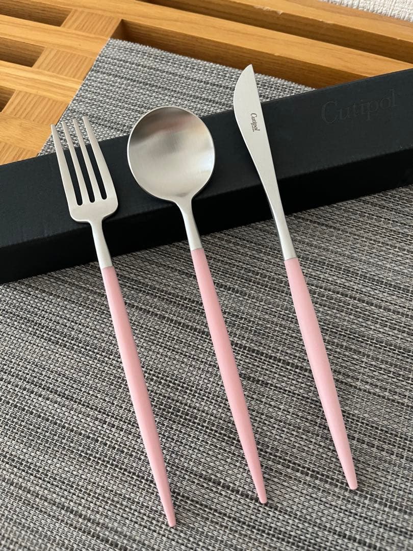 クチポール 正規品 ゴア デザート カトラリー6セット ギフトbox ショッパー