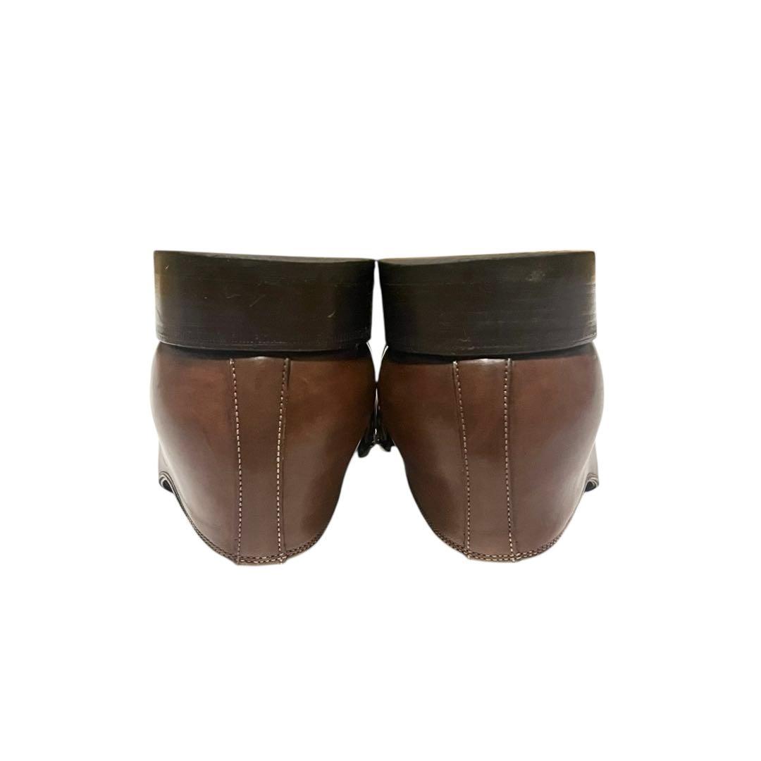 【美品】◾️サントーニ×アルフレッドダンヒル◾️モンクストラップ◾️レザー◾️ブラウン