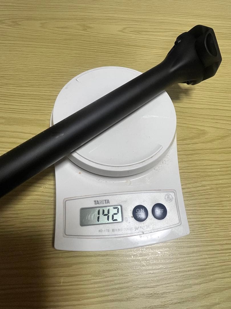 値下げ超軽量カーボンブラウンサドルとカーボンシートポストφ27.2セット