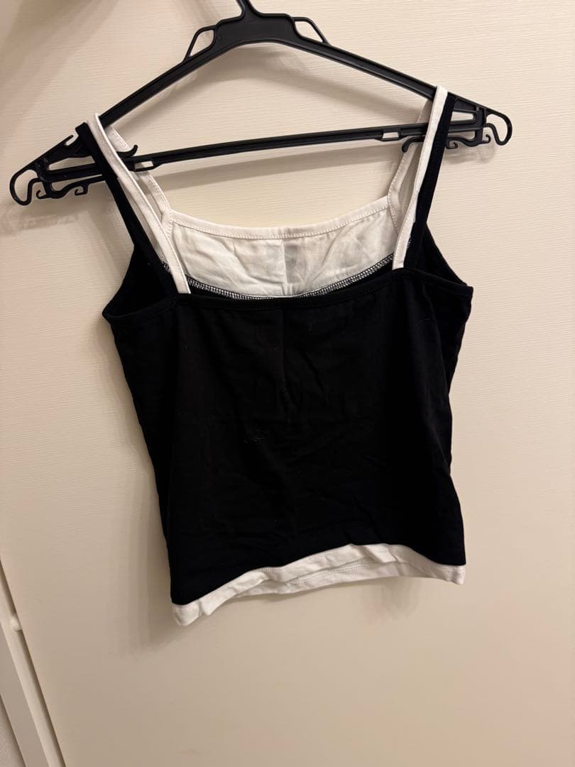 Rest & Recreation キャミソール ブラック/ホワイト