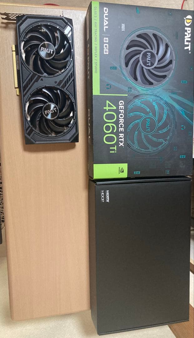 グラフィックボード・グラボ・ビデオカード Palit GeForce RTX 4060 Ti Dual 8GB