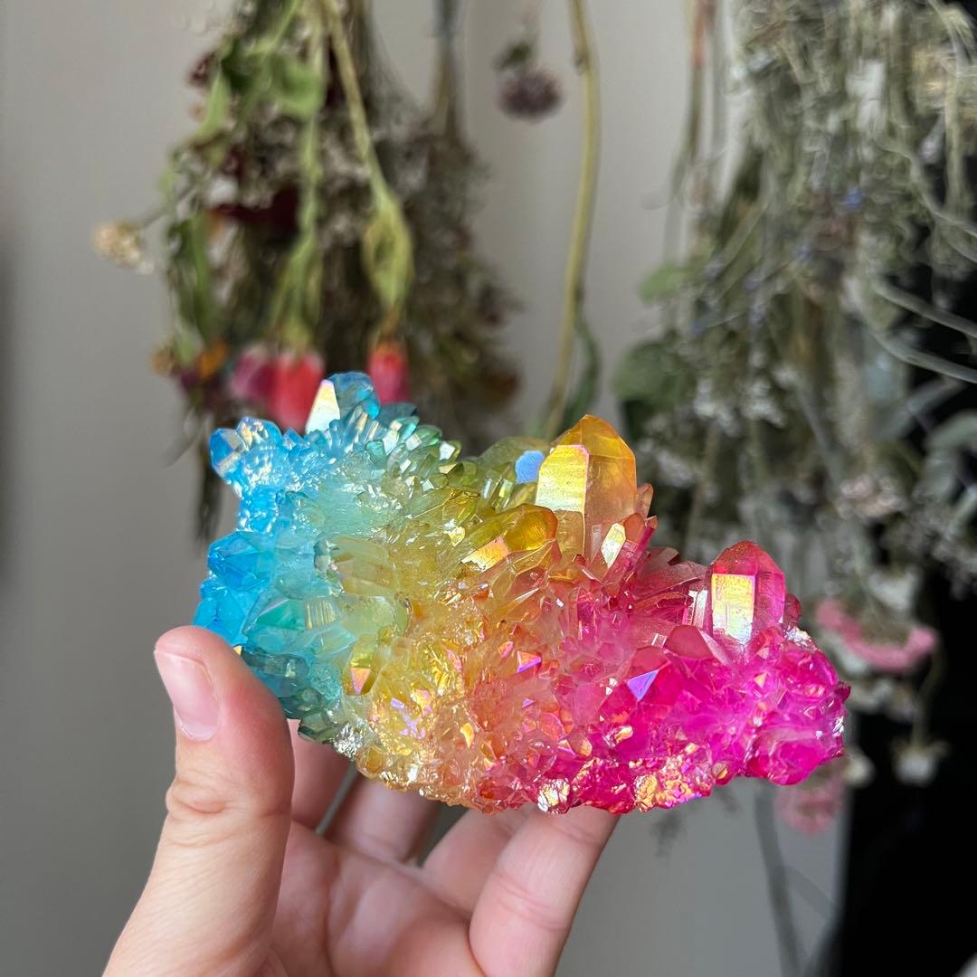 レインボーオーラ　クォーツ