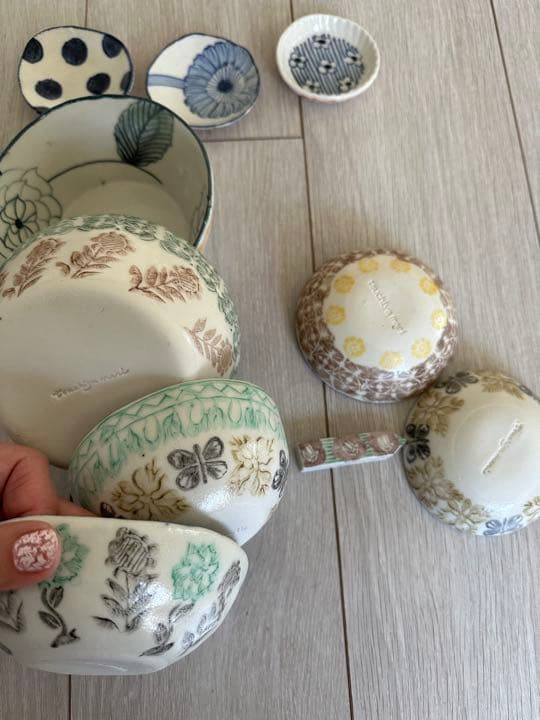 つちやまり食器セット　アッシュペーフランスあちゃちゅむ作家