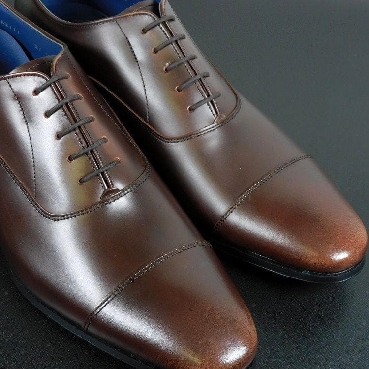 ポン太　新品 REGAL リーガル 27cm 茶 内羽根 ストレートチップ