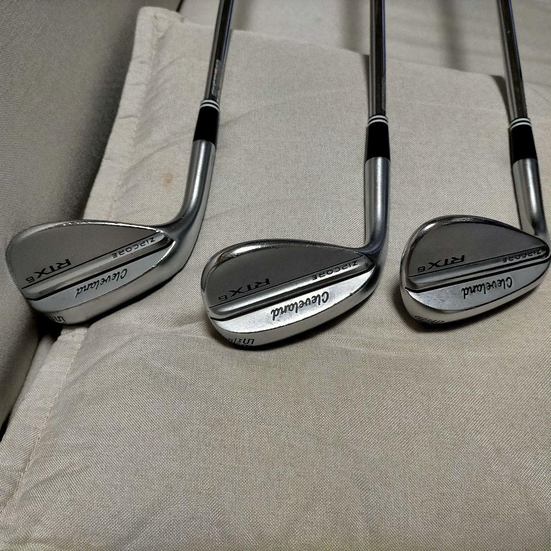 クリーブランド RTX6 ジップコア ウェッジ 左　50.54.58３本セット