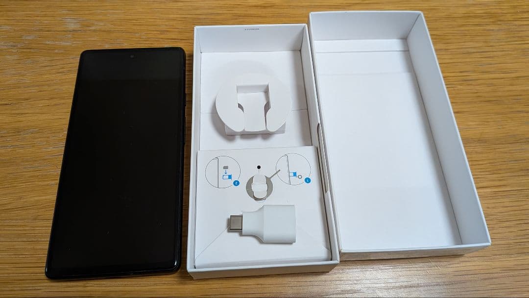 美品 Google Pixel 6a 128GB ブラック SIMフリー 本体