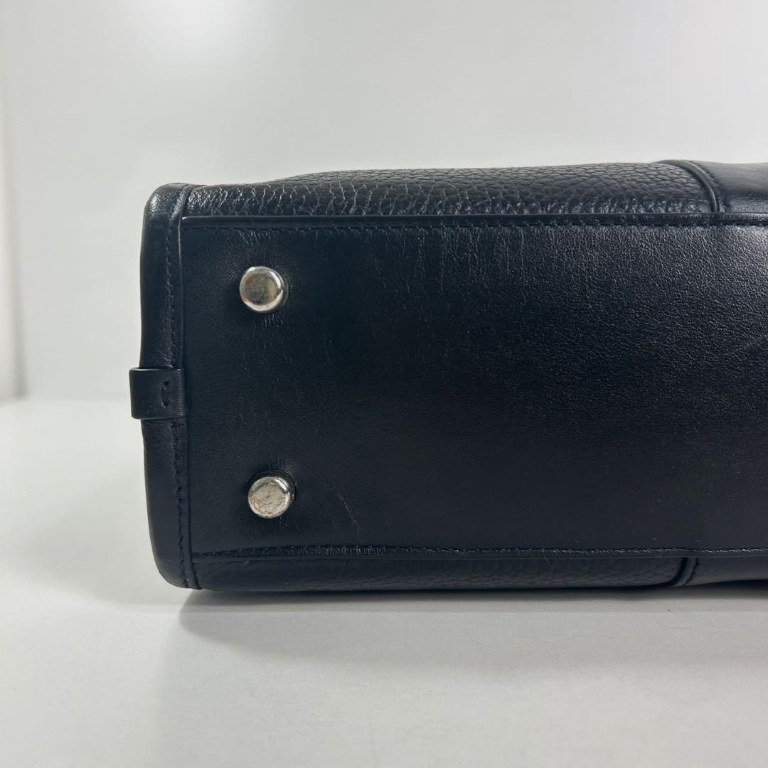【良品】✅定価9.6万　メンテ済み　コーチ　ビジネスバッグ　COACH ブラック