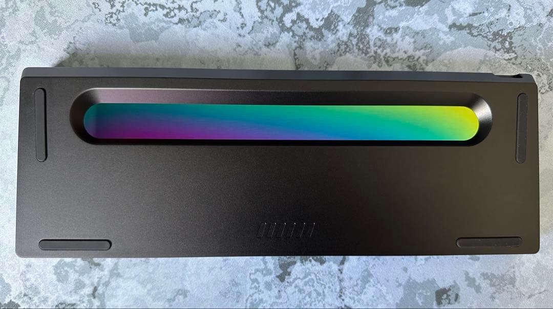 Portal 65% Black&rainbow PVD 自作キーボードキット