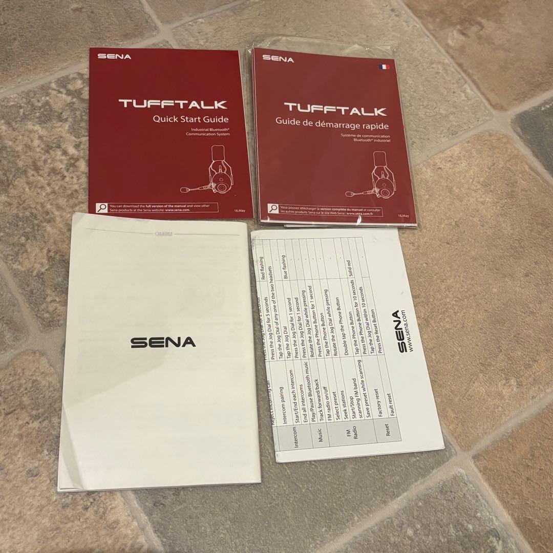 【美品】SENA TUFFTALK-01 インターコム通信 ヘッド ホンセット