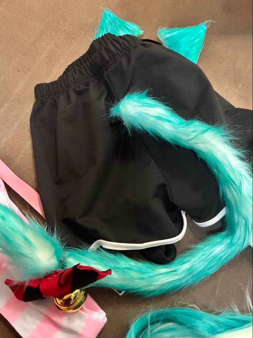 初音ミクDesktop Cute フィギュア 猫耳Tシャツver. コスプレ衣装