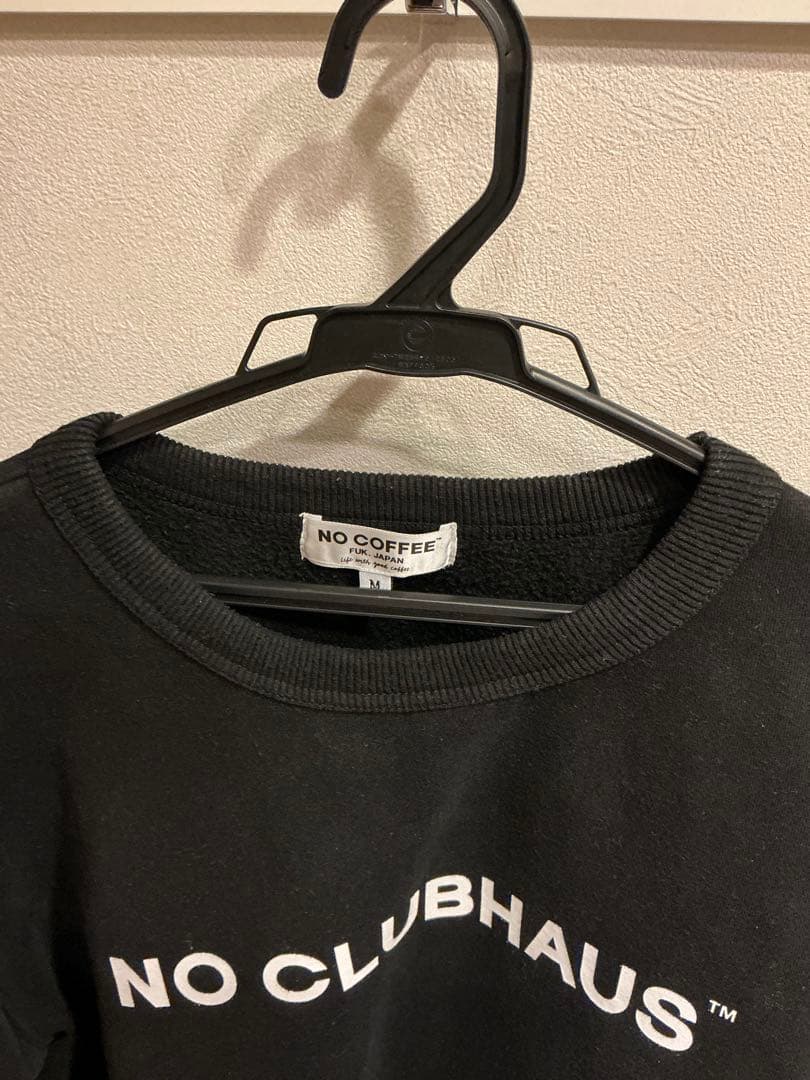 NO COFFEE × NO CLUBHAUS ゴルフ スウェット サイズM
