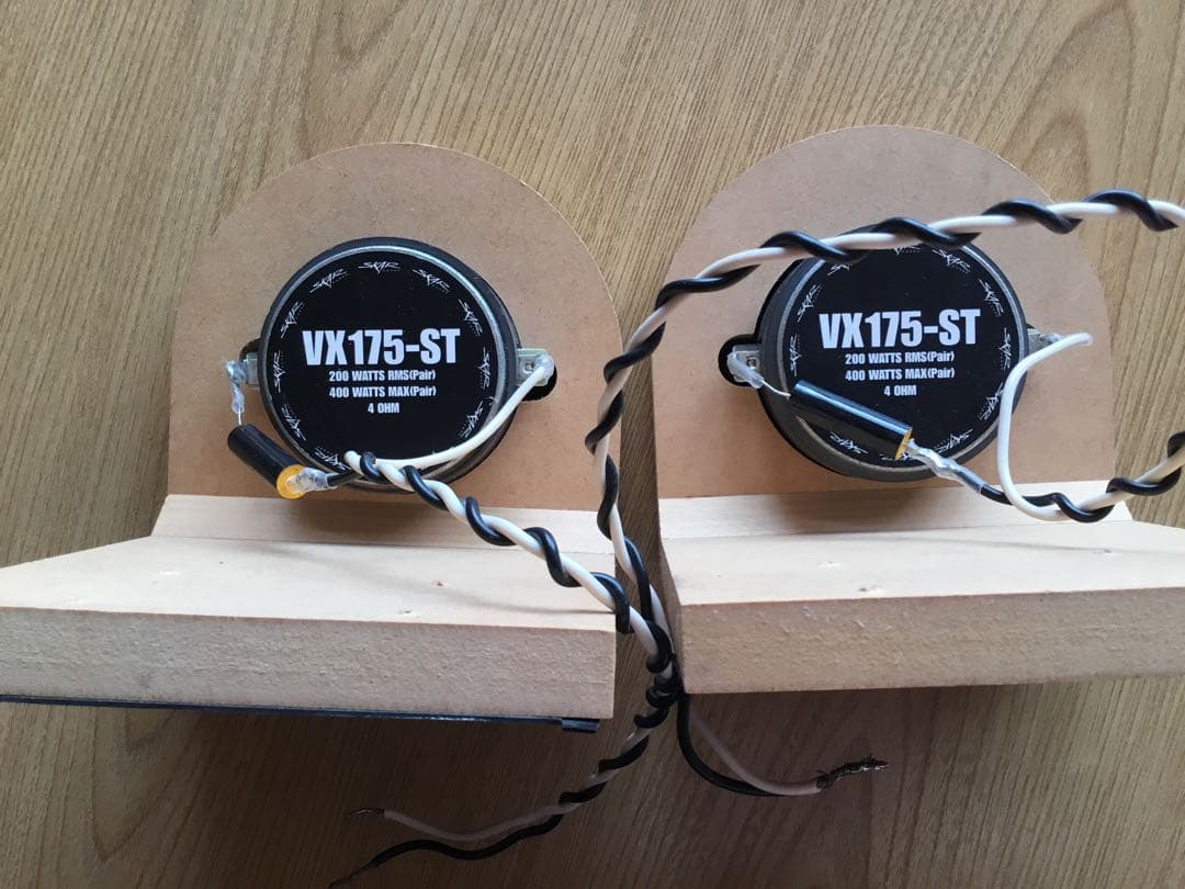 バックロードホーン/10cm径スピーカー付 2本セット