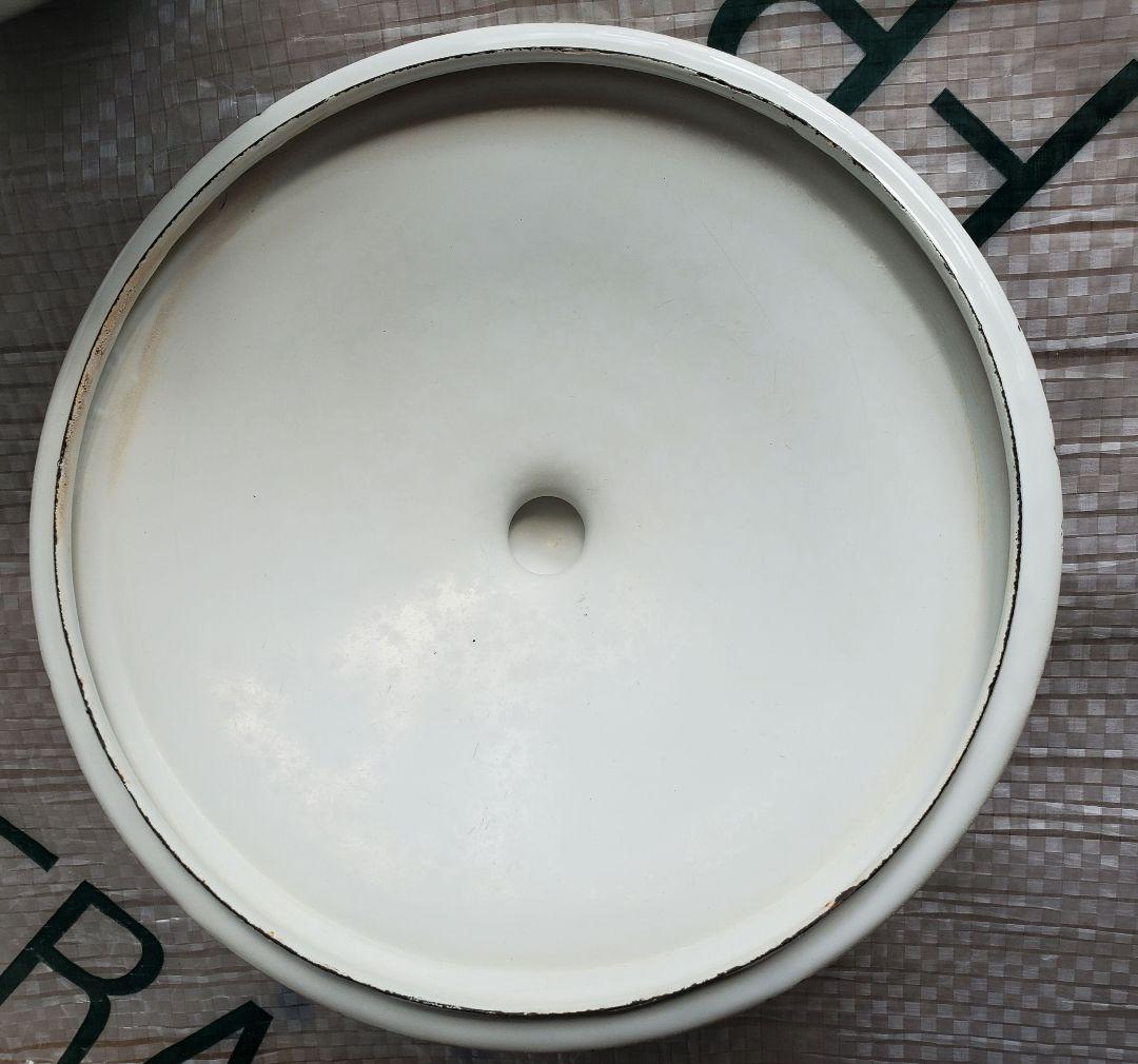 フランス　アンティーク　ホーロー　キャセロール