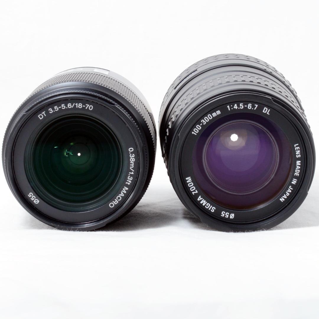 ⭐️良品⭐️SONY ソニー α200 300mmダブルズームセット★手振れ補正