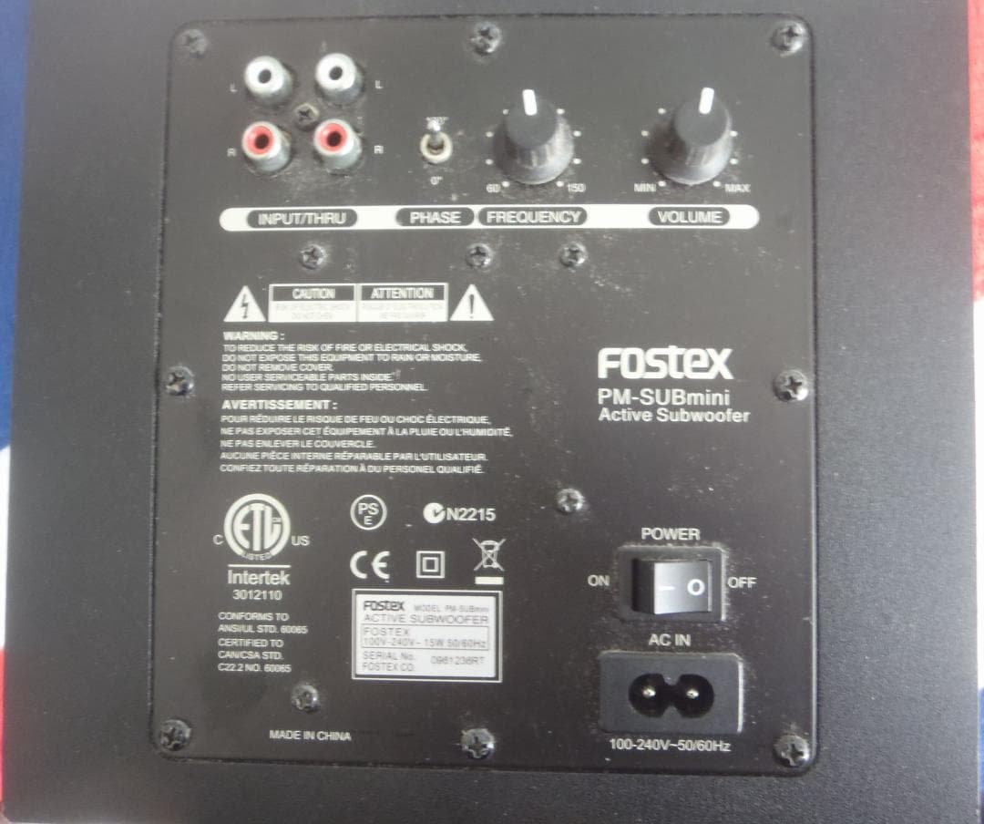 fostex PM-SUBmini　訳あり品