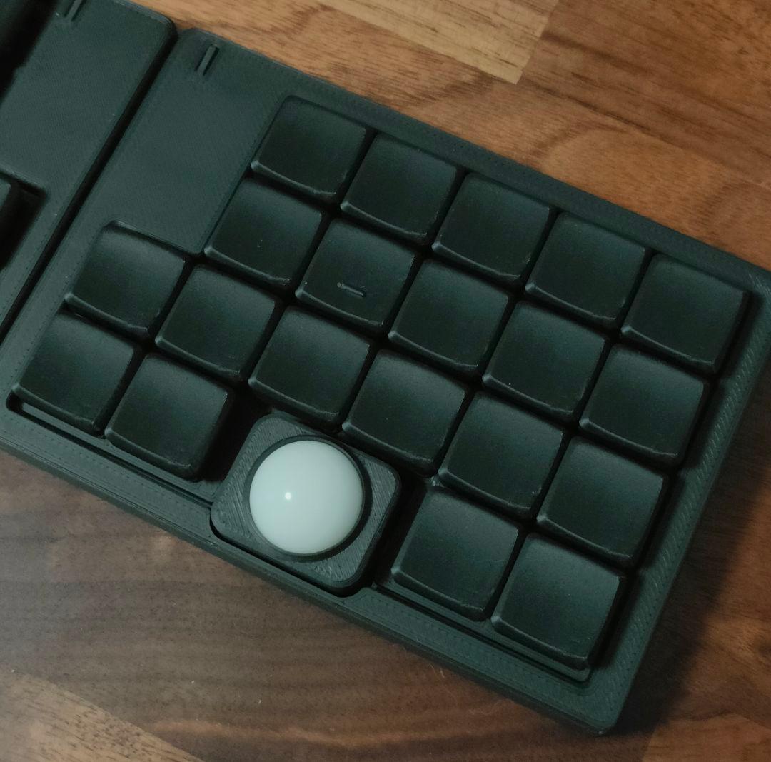 Pyuron ZMK 無線ダブルトラックボールキーボード