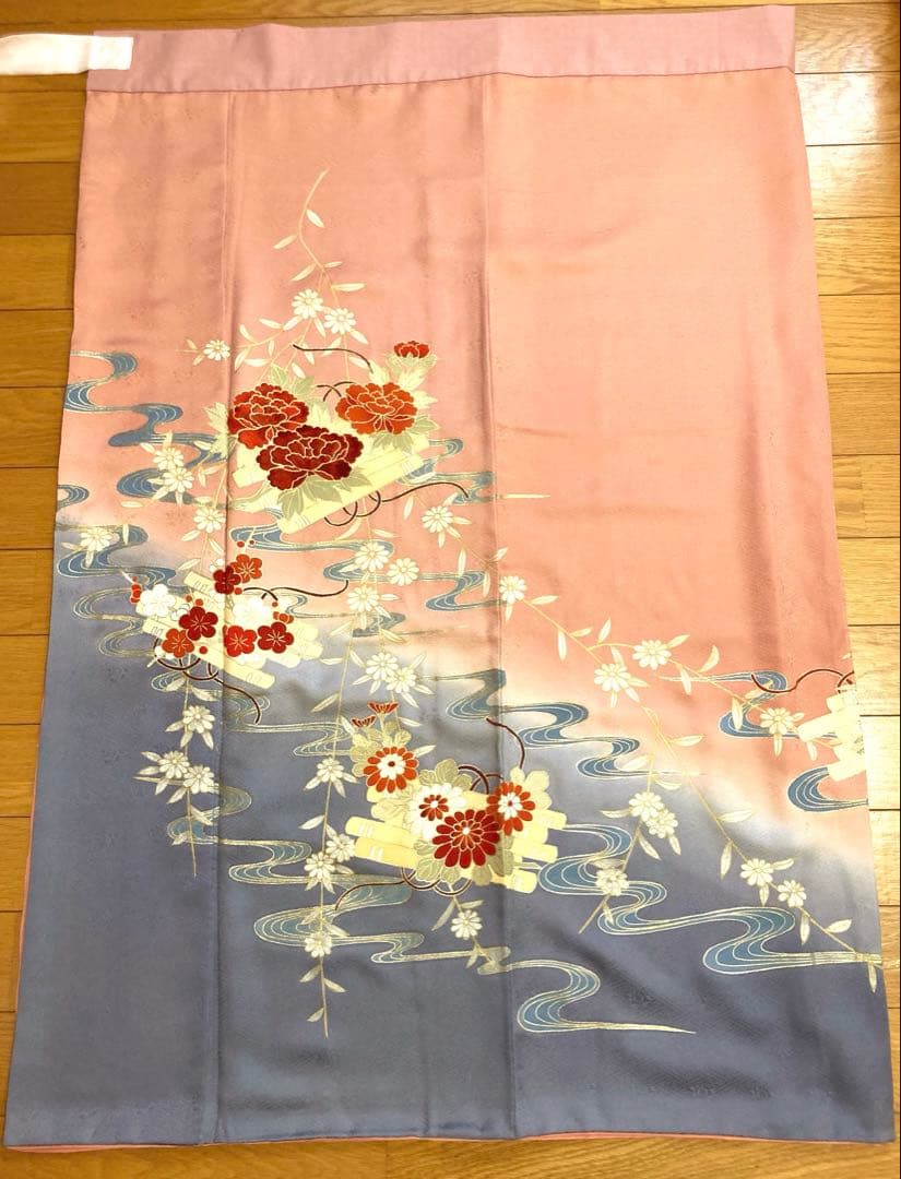 【うさぎ】二部式着物(訪問着)➕作り帯(二重太鼓)