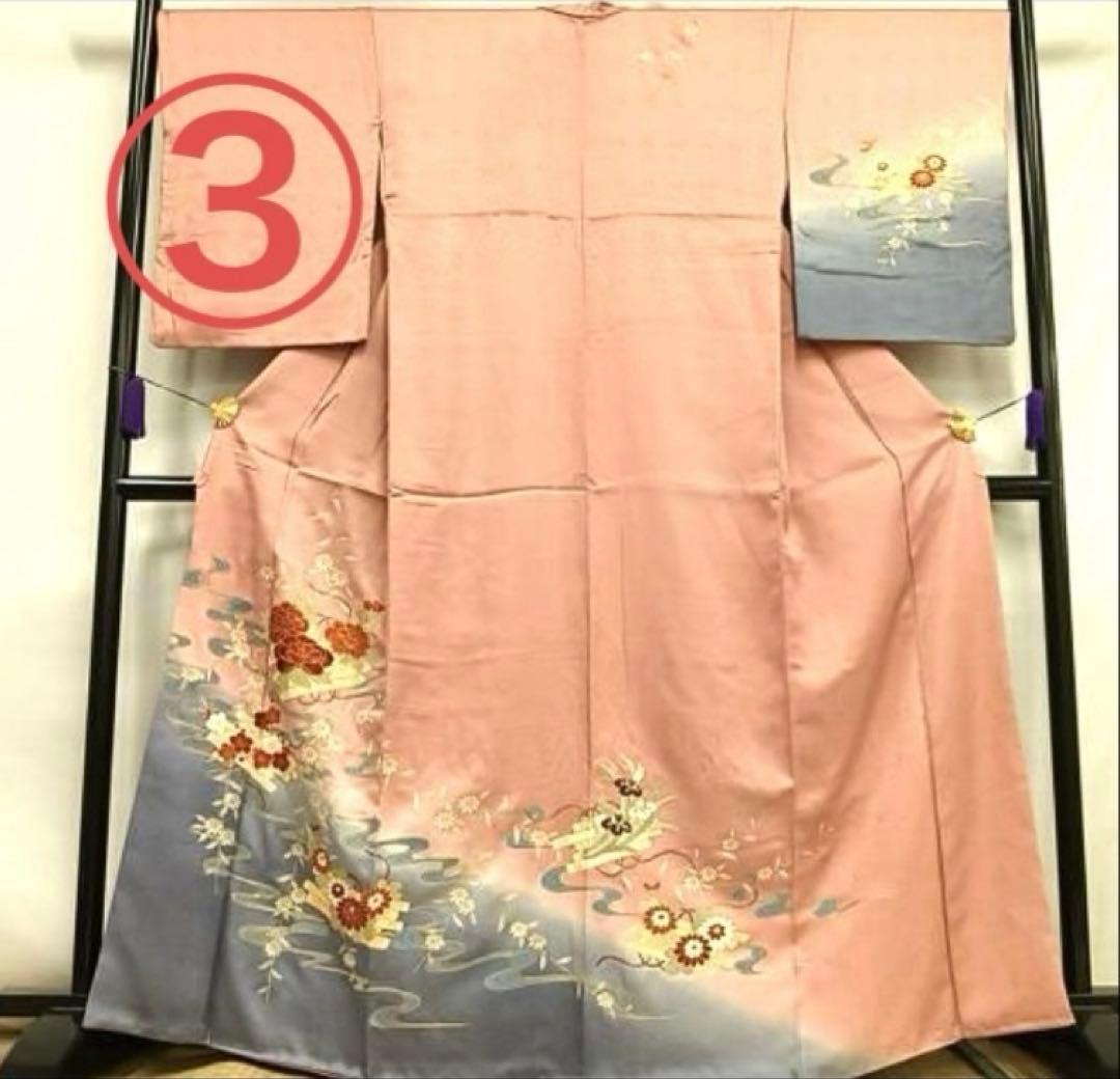 【うさぎ】二部式着物(訪問着)➕作り帯(二重太鼓)