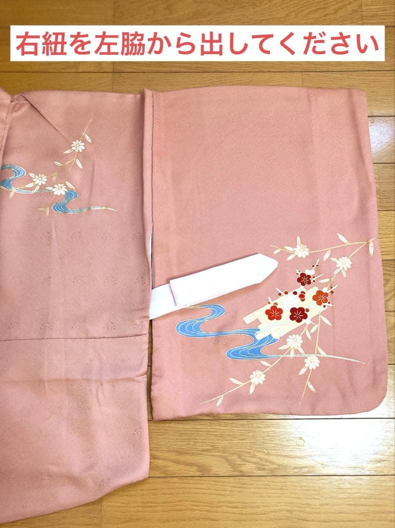 【うさぎ】二部式着物(訪問着)➕作り帯(二重太鼓)