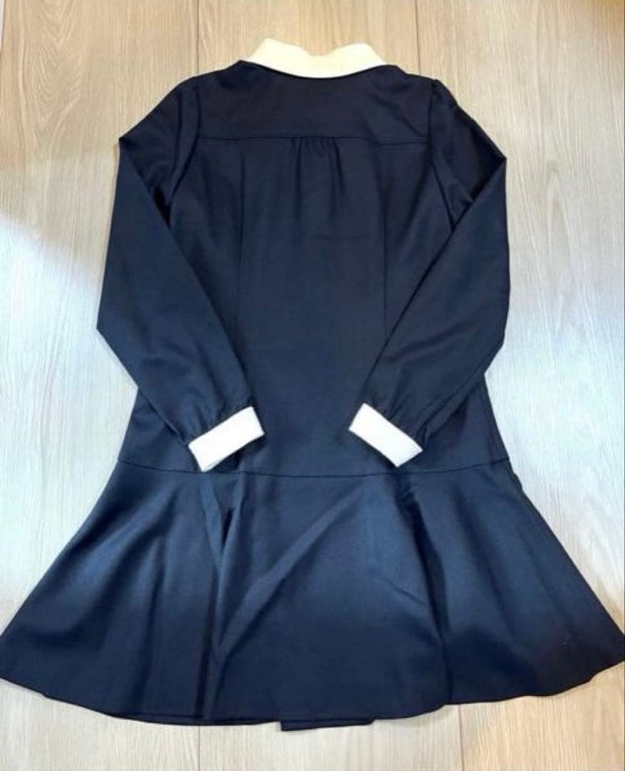 ブルーレーベルクレストブリッジ　ワンピース　襟　フレア　S 新品　未使用