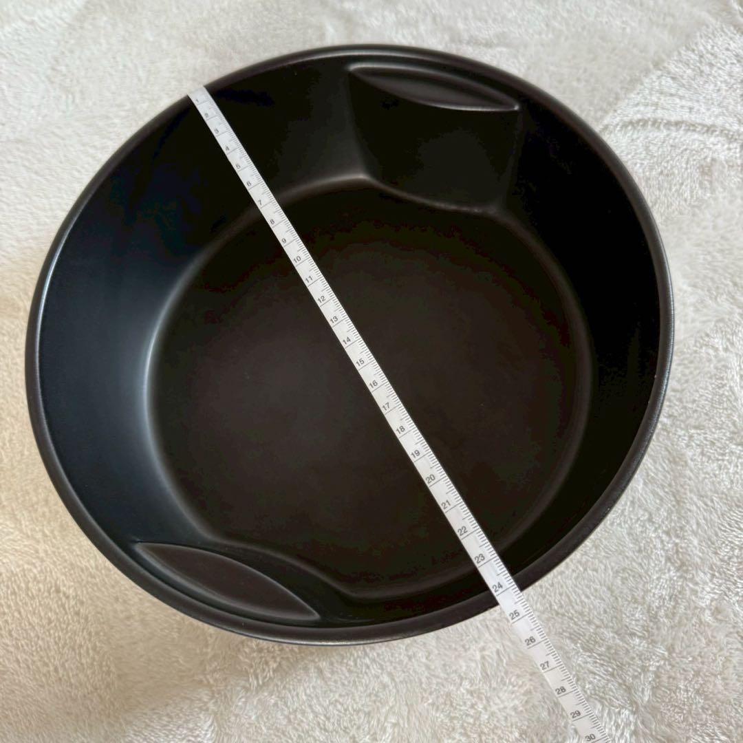 セラミックジャパン IH 土鍋 L S セット ブラック　蒸し器にも