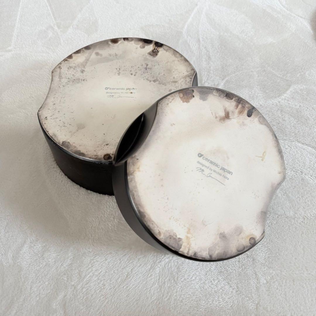 セラミックジャパン IH 土鍋 L S セット ブラック　蒸し器にも