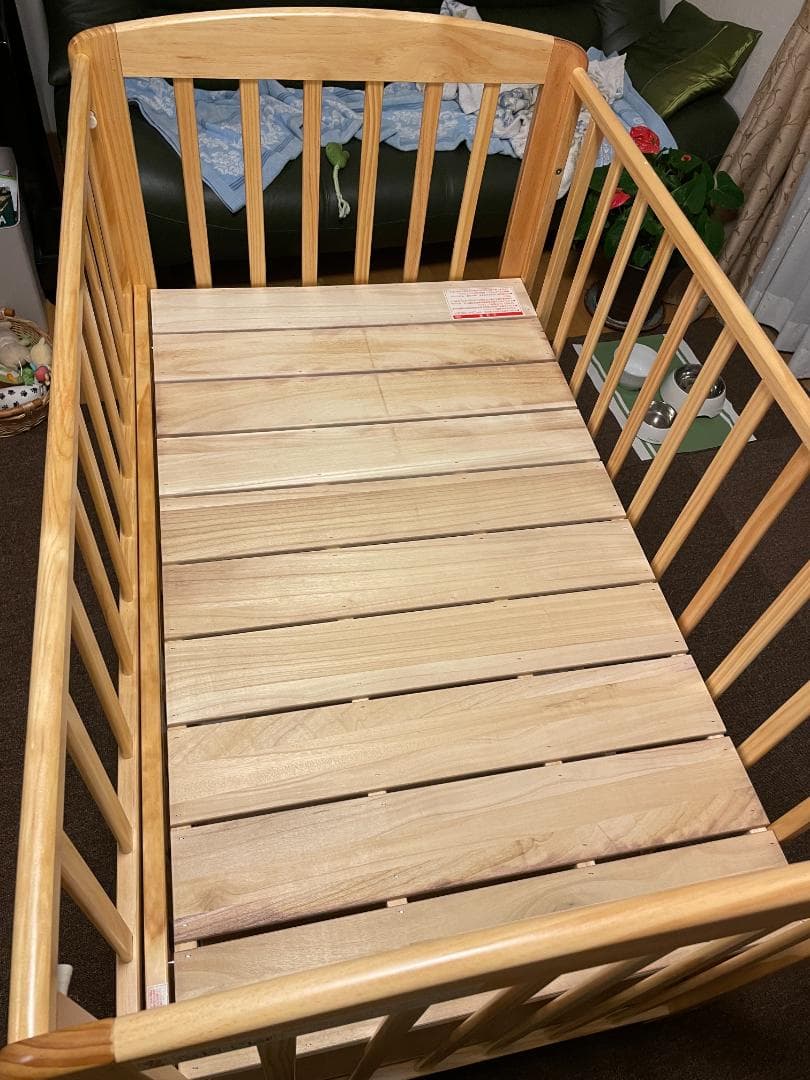 カトージ（KATOJI）ベビーベッドハイタイプ床板すのこレギュラーサイズ