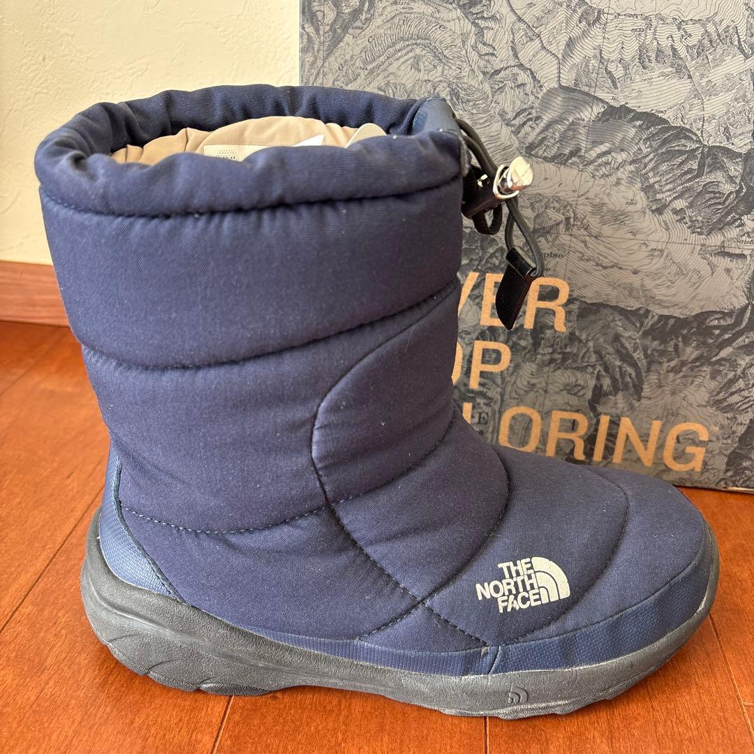 美品ノースフェイスTHE NORTH FACEヌプシ ブーツ24cm防寒ネイビー
